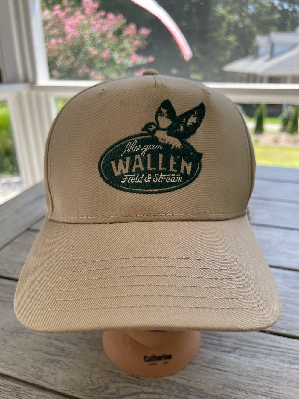 Morgan Wallen + Field & Stream Embroidered Khaki SnapBack Baseball Cap Unisex